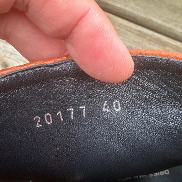 Used Dries Van Noten Snake Embossed Bootie - Picture 12 of 13